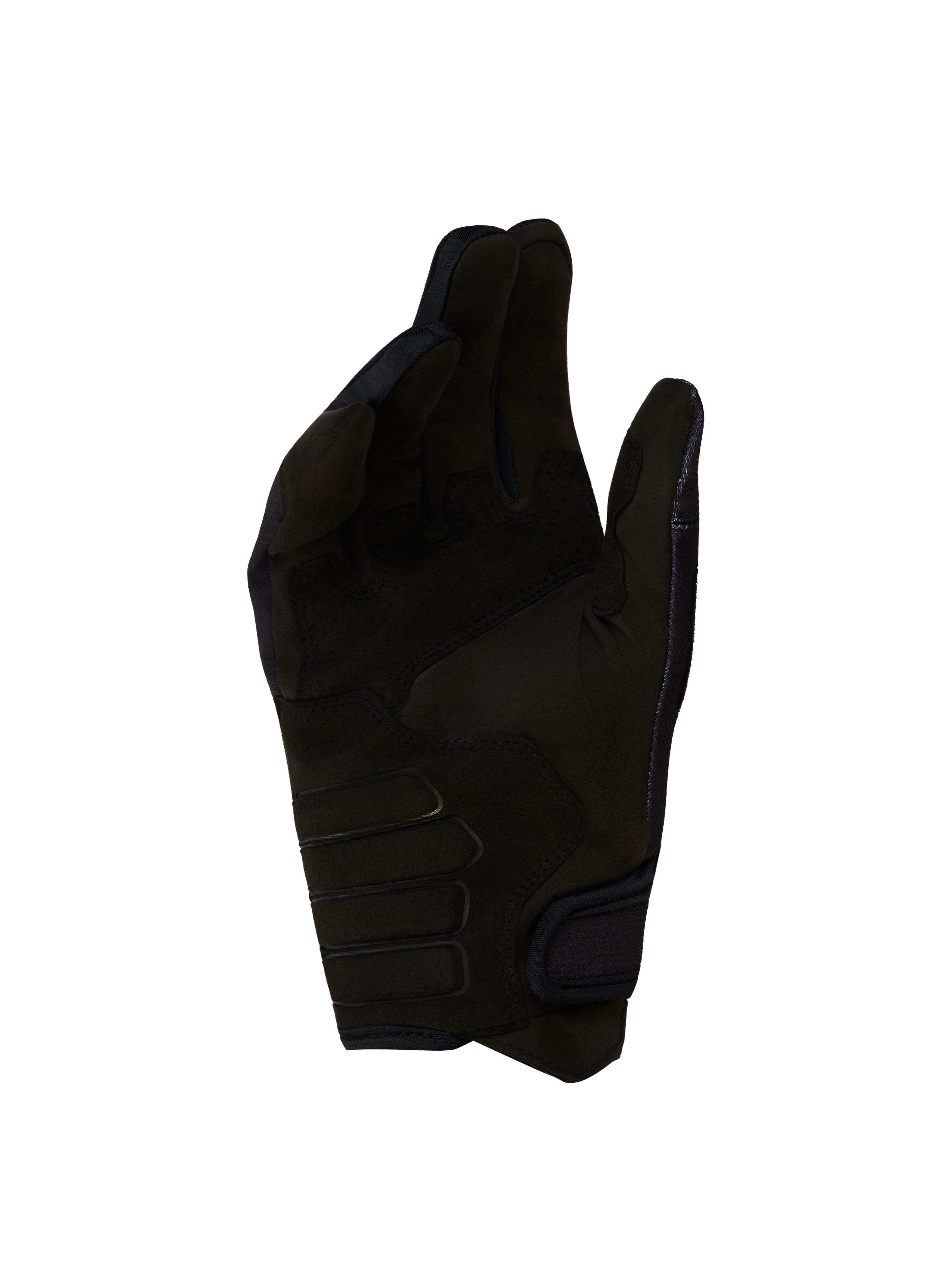 Alpinestars guanti Techdura, guanti da moto motocross ed enduro, neri, palmo in pelle scamosciata sintetica, certificati CE