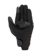 Alpinestars FQ20 Copper Gloves, guanti da moto urban, nero, vista del palmo in materiale scamosciato sintetico, toppa di rinforzo con grip testurizzato, pannelli in mesh sul pollice e chiusura del polso a strappo.
