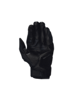 Alpinestars Guanti Celer V3, guanti da moto da strada in pelle di capra neri, palmo rinforzato e punta touchscreen