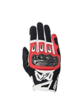 Alpinestars Guanti SMX-2 Air Carbon V2, guanti da moto racing da uomo, neri, rossi e bianchi, con protezione nocche in carbonio e mesh 3D traspirante