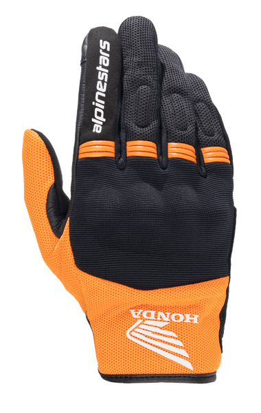 Guanti Moto Alpinestars Honda Copper | Neri Con Dettagli Rossi/blu | Taglia L | Protezione Nocche E Touch Screen