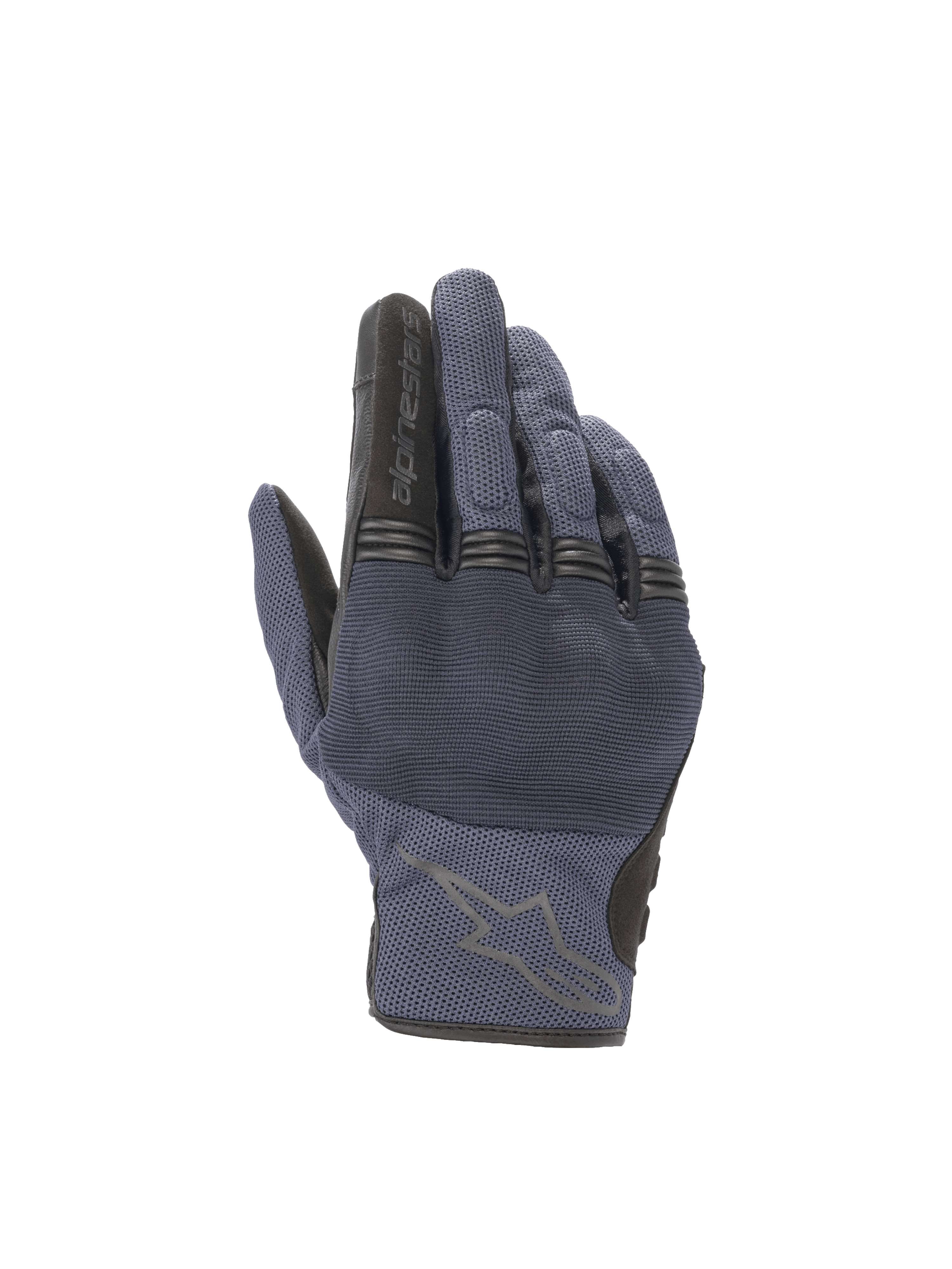 Alpinestars guanti Copper, guanti da moto urban e road per uomo, blu indaco e nero, con protezione nocche rigida.
