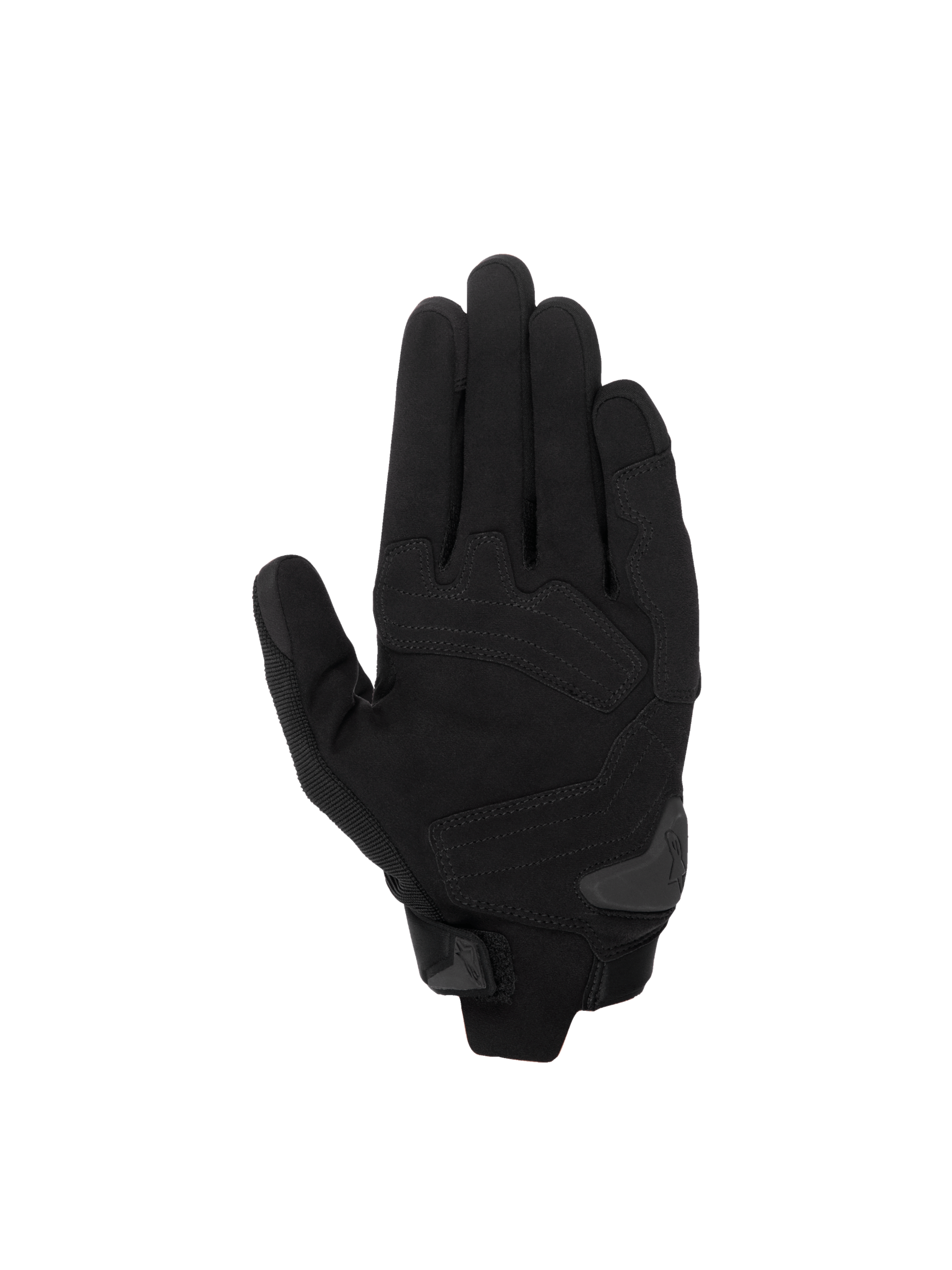 Guanti Alpinestars SP X 1, guanti da moto racing da uomo, neri, palmo in pelle sintetica con slider in TPR e rinforzi