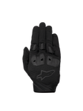 Alpinestars Guanti SP X 1, guanti da moto racing da uomo, nero, in tessuto elasticizzato con protezioni nocche in TPR e palmo rinforzato, certificati CE