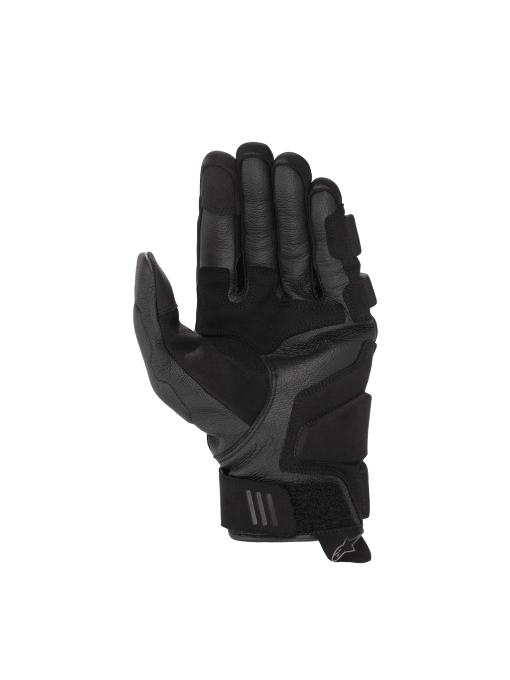 Alpinestars Guanti Phenom Leather Air, guanti da moto sportivi da uomo, neri, vista del palmo in pelle di capra con rinforzi, certificati CE