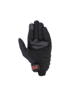 Alpinestars Guanti MM93 Losail V2, guanti da moto urban uomo, neri e rosso fluo, palmo in camoscio e indice touchscreen