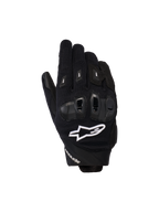 Guanti Alpinestars Stella SP X 3, guanti da moto racing da donna, neri con logo bianco, con tessuto mesh testurizzato e protezione delle nocche in TPU, equipaggiamento stradale performante d'ispirazione sportiva