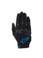 Alpinestars Guanti Stella SP X 3, guanti da moto da donna, neri e blu, con protezione nocche in TPU e mesh 3D.