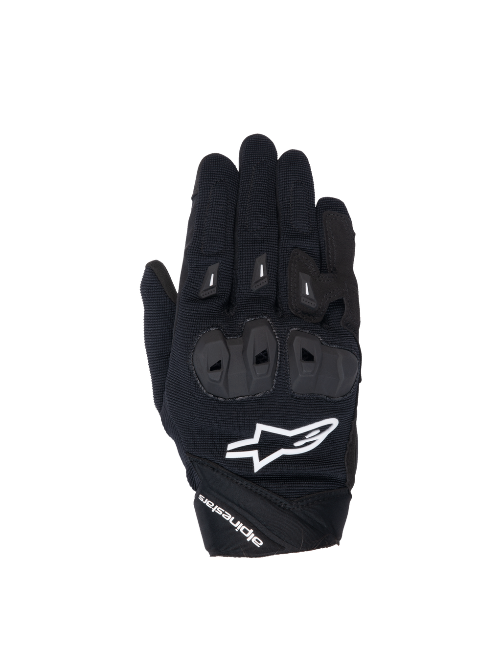 Alpinestars Stella SP X 1, guanti da moto sportivi da donna, neri e bianchi, protezione nocche in TPR, tessuto elastico