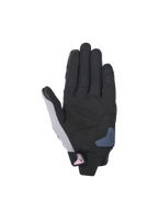 Alpinestars Guanti Stella SP X 1, guanti da moto racing da donna, nero e grigio, palmo in pelle sintetica con slider in TPR e rinforzi protettivi, certificati CE