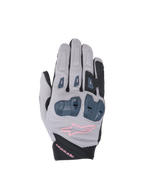 Alpinestars guanti Stella SP X 1, guanti da moto racing da donna, grigi, neri e rosa, protezione nocche TPR, certificati CE