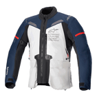 Alpinestars Giacca ST-7 2L GORE-TEX, giacca da moto adventure touring da uomo, grigio ghiaccio, blu scuro e nero, impermeabile, certificata CE