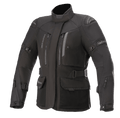 Alpinestars Giacca Stella Ketchum GORE-TEX da donna, giacca da moto touring nera, costruzione in tessuto impermeabile e traspirante, collo alto con prese d'aria sul petto con zip, cinghie regolabili in vita e sulle braccia, tessuto resistente con protezione rinforzata sulle spalle