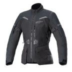 Alpinestars Giacca Stella ST-7 2L GORE-TEX, giacca da moto touring da donna, nera e grigio scuro, impermeabile, certificata CE Classe AA