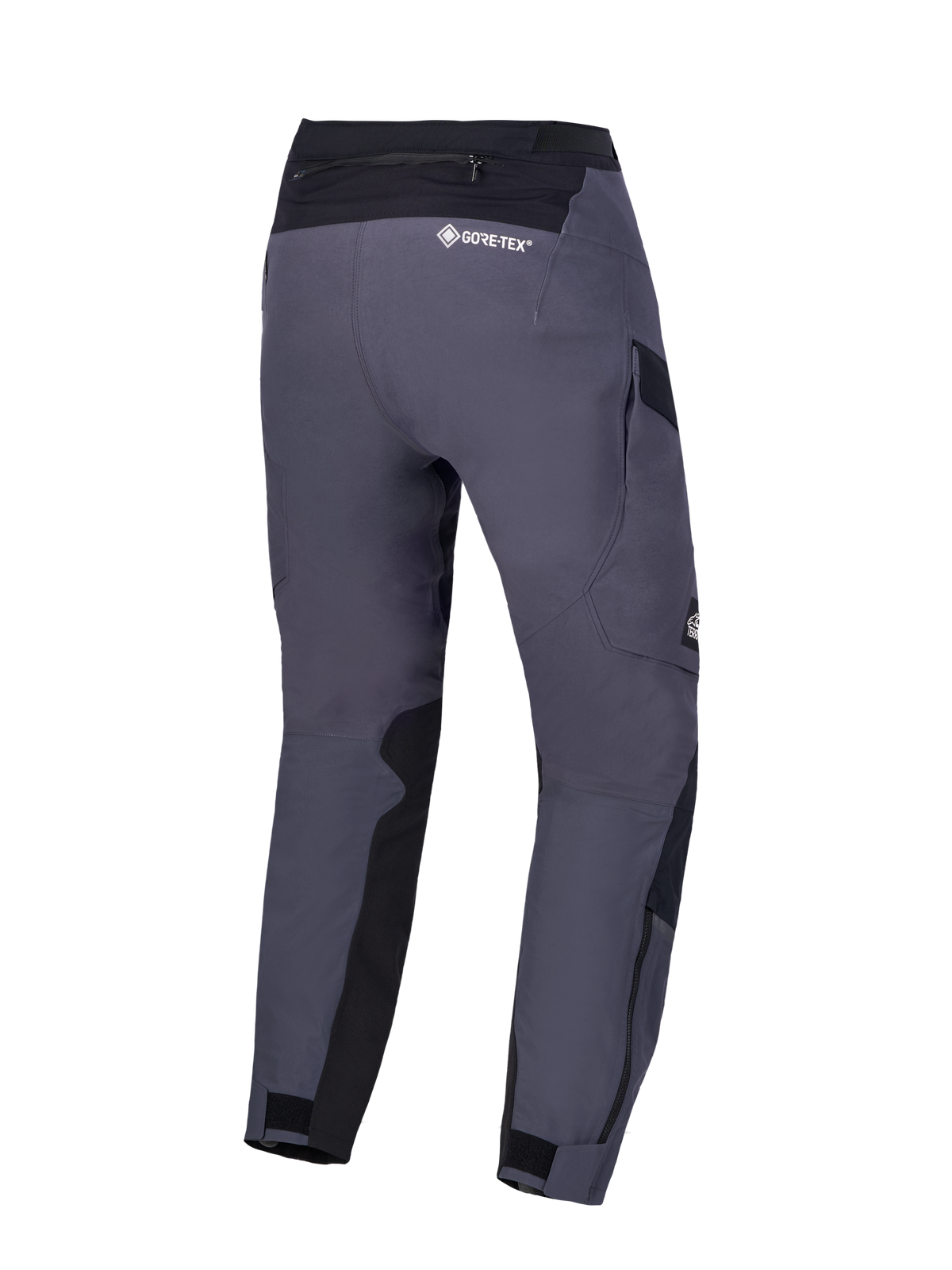 Alpinestars St-7 V2 2L Gore-Tex Pantaloni, pantaloni moto touring adventure, grigio scuro e nero, con membrana Gore-Tex impermeabile, vista posteriore