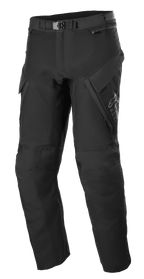 Alpinestars Pantaloni ST-7 2L GORE-TEX, pantaloni adventure touring, nero e grigio scuro, con ampie tasche cargo, chiusura a fibbia magnetica in vita, rinforzi sulle ginocchia e struttura in tessuto tecnico per protezione contro ogni condizione meteo