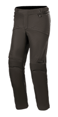 Alpinestars Stella Road Pro GORE-TEX Pants, pantaloni da moto touring da donna, nero, tessuto tecnico impermeabile e traspirante, ginocchia articolate con tessuto a costine rinforzato, tasche sui fianchi con zip e cinturini regolabili in vita