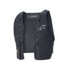 Gilet tattico Alpinestars Techdura, gilet modulare staccabile per giacca Techdura, Black Reflex, con quattro tasche con zip e mesh traspirante, logo a stella riflettente, attrezzatura tecnica per enduro e guida off-road