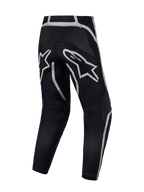 Alpinestars Pantaloni Fluid Apex V2, pantaloni motocross uomo, nero e argento, vista posteriore con logo a stella