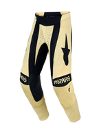 Alpinestars Techstar Atrox, pantaloni da motocross da uomo, crema e nero, con ventilazione tagliata al laser per prestazioni off-road, abbigliamento tecnico professionale per fuoristrada