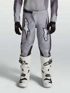 Alpinestars Pantaloni Fluid Amber Ragazzo, pantaloni da motocross grigi e neri, vestibilità sportiva per fuoristrada