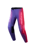 Alpinestars Stella Fluid Kepler, pantaloni da motocross da donna, sfumatura viola e rossa, design racing fuoristrada con logo astars.
