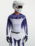 Alpinestars Maglia Racer Air Amber, maglia da motocross per uomo, blu e bianca, in mesh traspirante per prestazioni off-road.