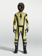 Alpinestars Maglia Techstar Atrox, maglia motocross da uomo gialla e nera con vestibilità racing e ventilazione laser