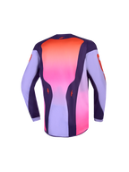 Alpinestars Maglia Fluid Hunt Ragazzo 2027, maglia motocross per ragazzi, viola e rosa, pannello posteriore allungato