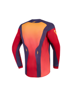 Alpinestars Maglia Fluid Hunt Ragazzo AND Ragazzo Fluid Hunt Gear Set, maglia motocross, rosso e corallo, vista posteriore.