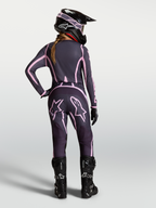 Alpinestars maglia Stella Fluid Apex V2 e Stella Fluid Apex V2 gear set, completo motocross da donna grigio e rosa, off-road