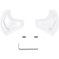 Alpinestars Elbow Sliders, bianchi, set di cursori di ricambio per gomiti con due inserti in poliuretano, viti di montaggio e chiave esagonale, forma anatomica per tute da moto racing