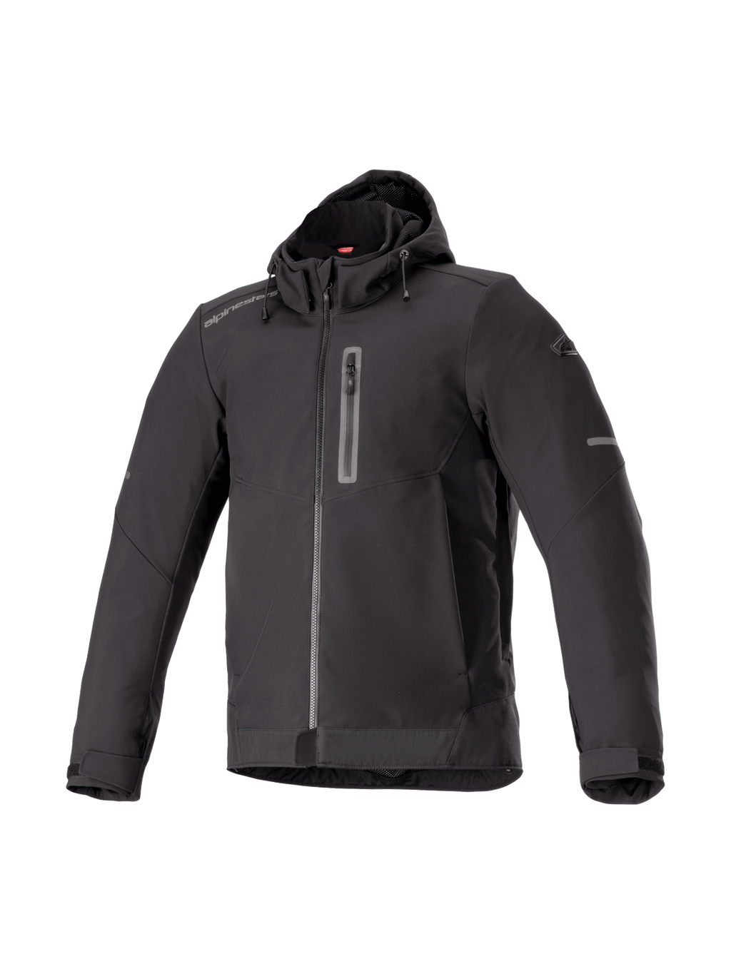 Alpinestars Felpa Neo Impermeabile, giacca da moto urban da uomo, nera, tessuto softshell impermeabile, Tech-Air Ready
