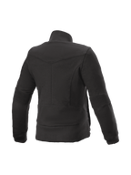 Alpinestars Pile Banshee, giacca da moto urban da donna, nera, rinforzi in Kevlar e dettagli a costine, vista posteriore.