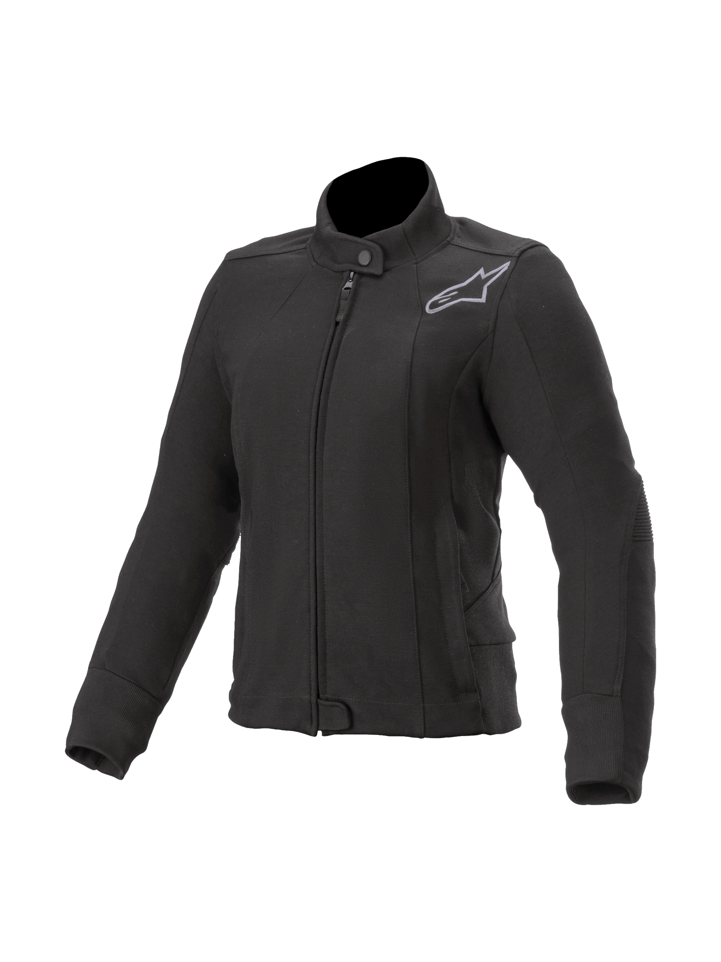 Alpinestars Pile Banshee, giacca da moto urban per donna, nera, dotata di protezioni Nucleon Flex Plus e rinforzi in Kevlar, tessuto elasticizzato per comfort e protezione nella guida urbana