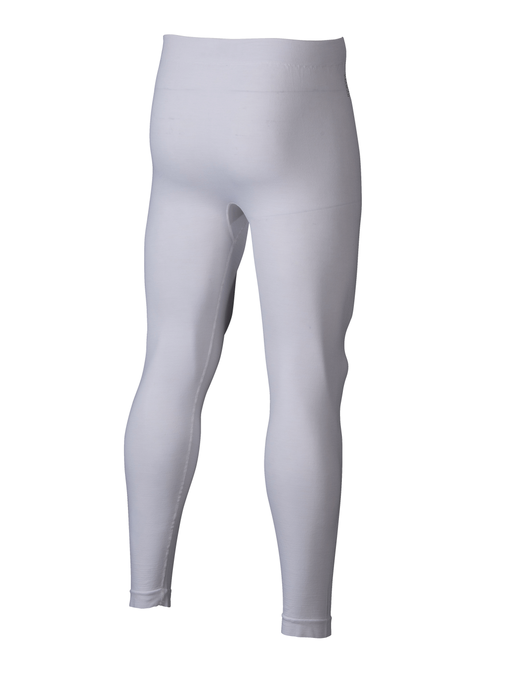 Alpinestars ZX Evo V3 Bottom, strato di base per auto da corsa, bianco, vista posteriore di pantaloni resistenti alle fiamme, costruzione leggera e senza cuciture per uso motorsport