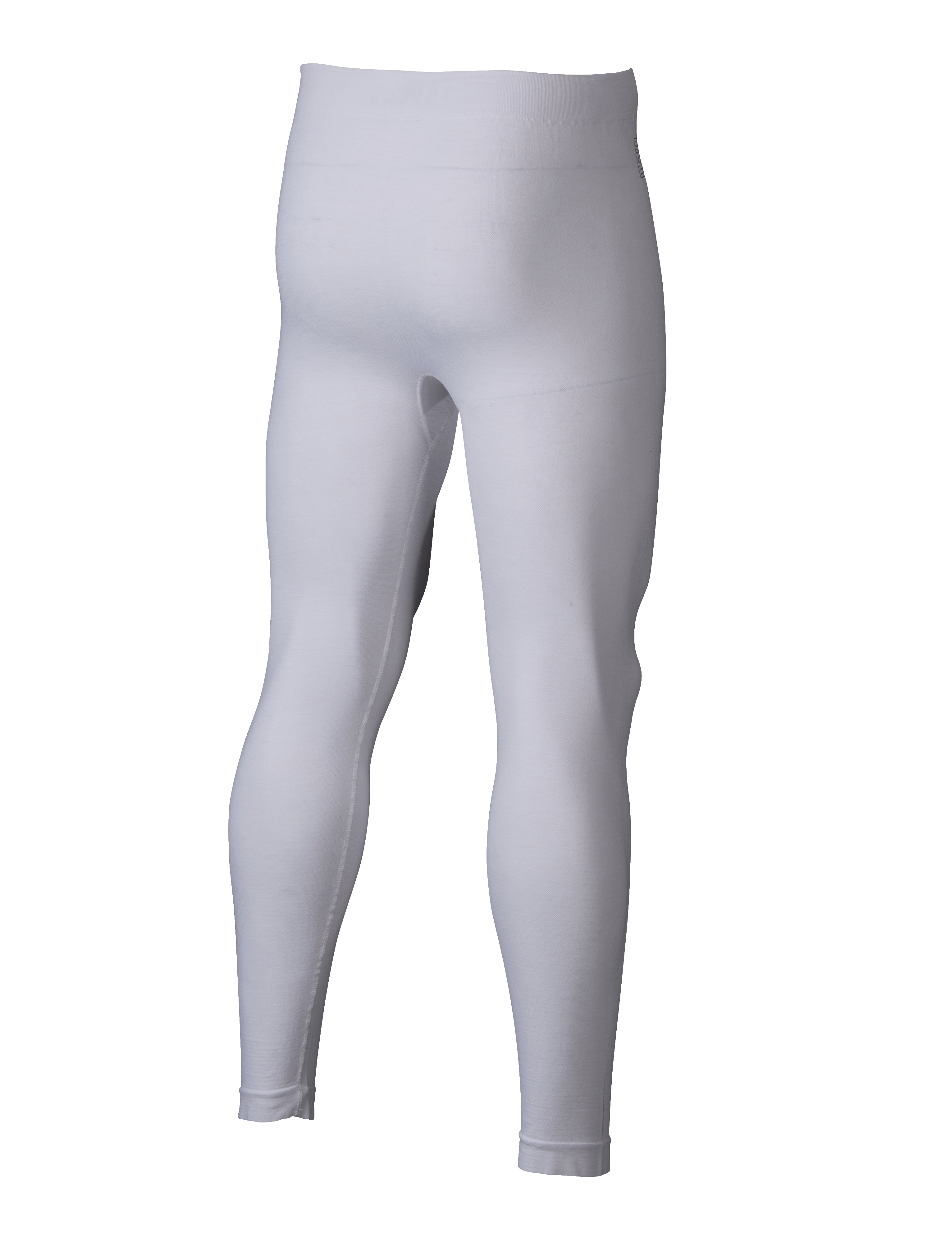 Alpinestars ZX Evo V3 Bottom, strato di base per auto da corsa, bianco, vista posteriore di pantaloni resistenti alle fiamme, costruzione leggera e senza cuciture per uso motorsport