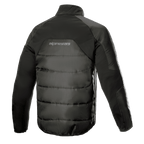 Alpinestars AMT Thermal Liner, giacca strato intermedio termico, nero, vista posteriore con costruzione in Ripstop 3L trapuntato, isolamento PrimaLoft e logo Alpinestars sulla parte superiore della schiena