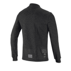 Alpinestars Race V3 Long Sleeve Top, vista posteriore, intimo tecnico ignifugo nero, caratterizzato da un design in maglia testurizzata, maniche lunghe con polsini a costine ed etichette di omologazione FIA sulla parte bassa della schiena.