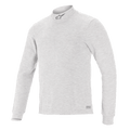 Alpinestars Race V3 Long Sleeve Top, sottotuta tecnico per corse auto, bianco, collo a lupetto con piccolo logo, maniche lunghe, tessuto ignifugo morbido al tatto, design atletico minimalista