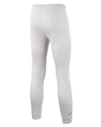 Alpinestars Race V3 Bottom, pantaloni sottotuta per auto da corsa, bianco, vista posteriore con tessuto ignifugo testurizzato, elastico in vita e polsini alle caviglie a costine, progettati per uso professionale nel motorsport