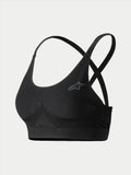 Alpinestars Stella TECH ZX Bra, intimo tecnico da donna per auto racing, nero, con logo Astars grigio sul petto, spalline incrociate sulla schiena e dettagli a costine senza cuciture, tessuto LENZING FR resistente alle fiamme per uso motorsport