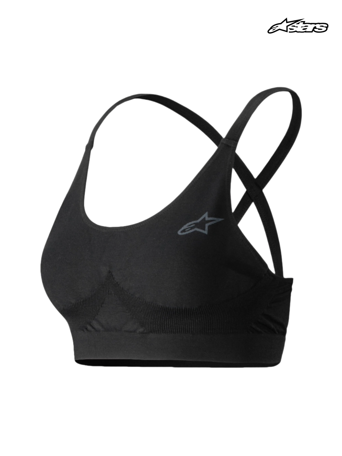 Alpinestars Reggiseno Stella TECH ZX, intimo tecnico da auto da donna, nero, struttura ignifuga in Lenzing FR certificata FIA