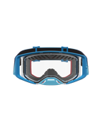 Alpinestars Maschere Supertech Dura Air Fluid, maschere motocross blu sfumato e grigio con lente trasparente di alta qualità.