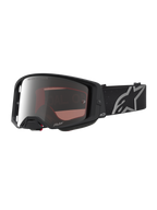 Alpinestars Maschere Supertech Vesta, maschere da motocross fuoristrada, nero opaco con lente a specchio argento, ottiche ad alta definizione.