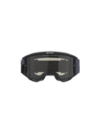 Alpinestars Vision Sand Goggles, maschera da motocross, nero e grigio con lente Dark Smoke, con slogan 'ONE GOAL. ONE VISION.' sulla lente, ampio cinturino in tessuto, progettata per la protezione da polvere e sabbia in condizioni fuoristrada