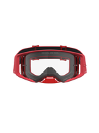 Alpinestars Maschere Supertech Vesta, maschere da motocross rosse con lente trasparente, telaio stampato a iniezione e ampia visione periferica.