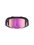 Alpinestars Maschere Supertech Loane Edizione Limitata, maschere da motocross con lente rosa specchiata e montatura viola camo, visione ad alto contrasto