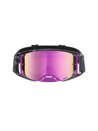 Maschera Alpinestars Supertech Lone Edizione Limitata, maschere da motocross off-road, camo viola e rosa specchiato, lente ad alto contrasto e ventilazione ottimizzata
