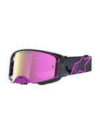 Alpinestars Maschere Supertech Loane Edizione Limitata, maschere da motocross e off-road, viola e rosa specchiato con cinturino camo, tecnologia delle lenti ad alto contrasto